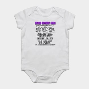 Playa Haters' Ball Attendees Baby Bodysuit